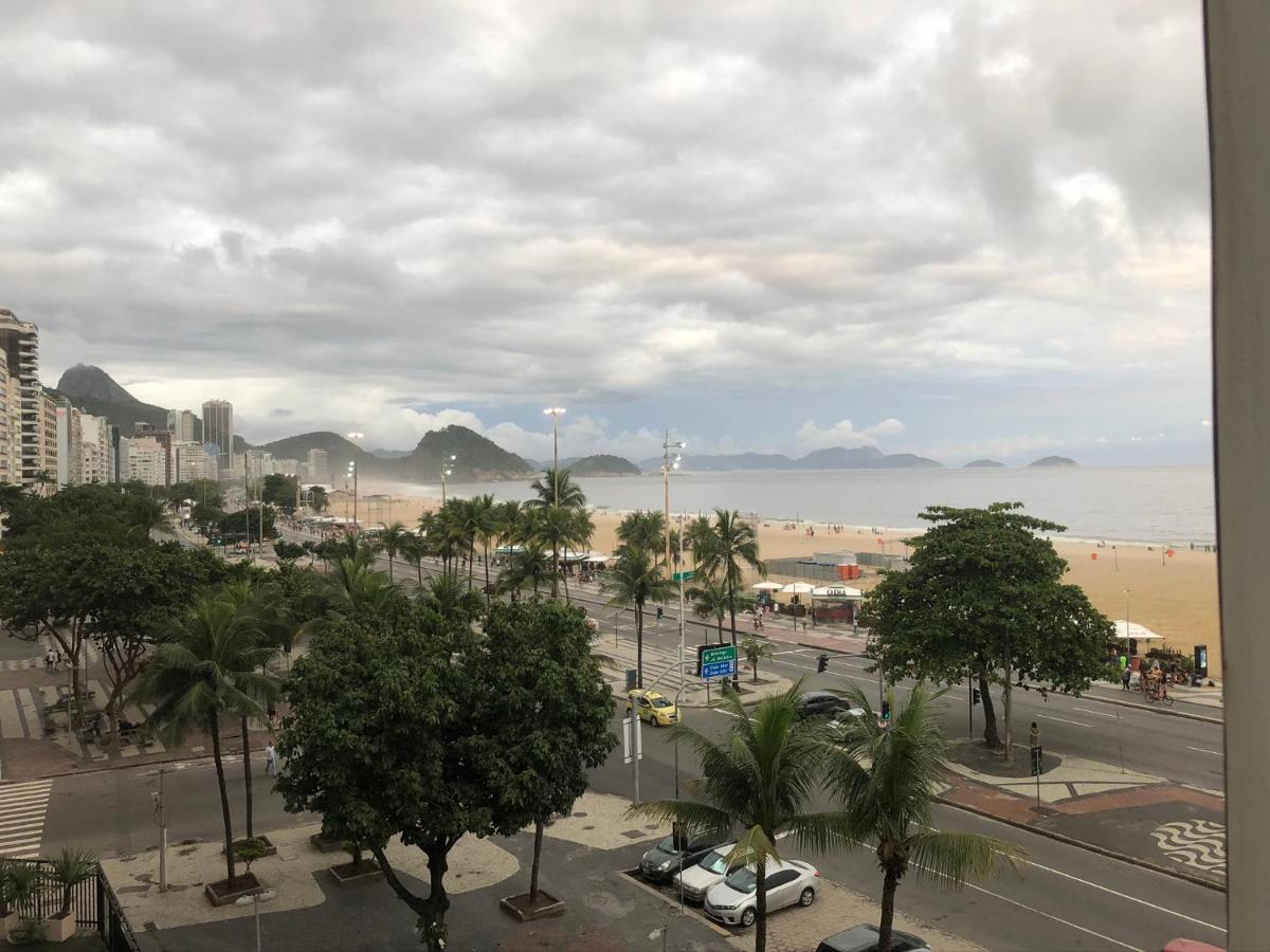 Апартаменты Frente Mar De Copacabana Рио-де-Жанейро Экстерьер фото