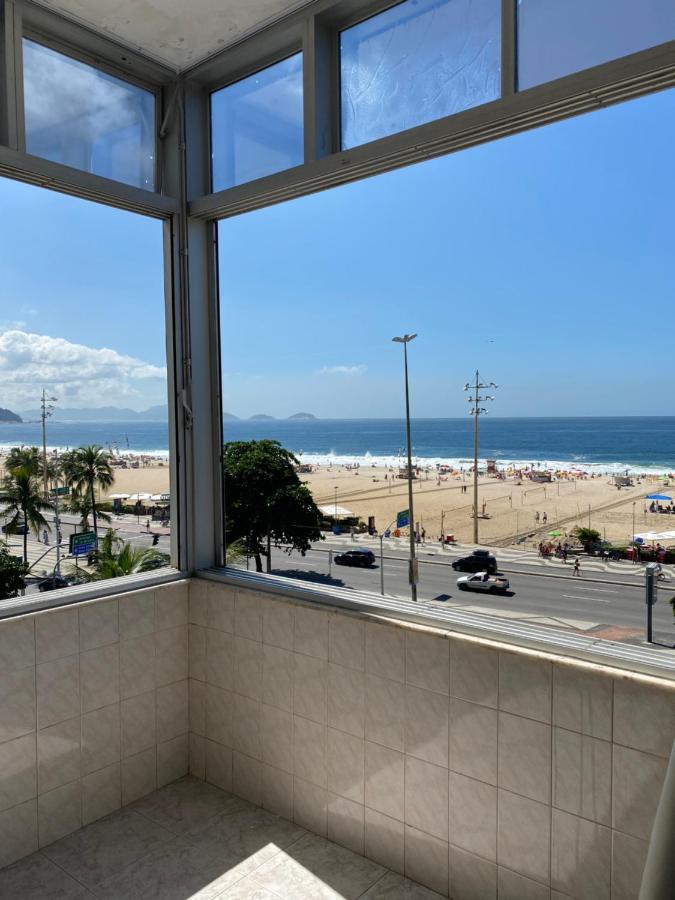Апартаменты Frente Mar De Copacabana Рио-де-Жанейро Экстерьер фото
